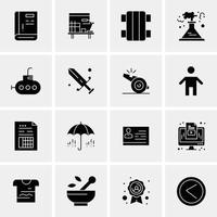 16 Universal Business Icons Vector Creative Icon Illustration to use in web and Mobile Related proje