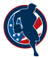 americano Rugby giocatore passaggio palla png