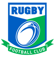 Rugby-Ball-Fußball-Club-Schild png
