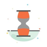 Hourglass Business Clock Sand clock Time Timer Abstract Flat Color Icon Template vector