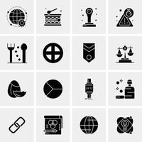 16 Business Universal Icons Vector Creative Icon Illustration to use in web and Mobile Related proje