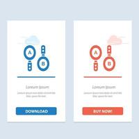 Research Search Sign Computing  Blue and Red Download and Buy Now web Widget Card Template vector