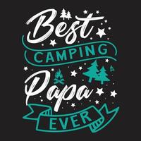 Camping creative new t shirt design vector for print on demand