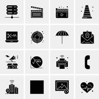 16 Universal Business Icons Vector Creative Icon Illustration to use in web and Mobile Related proje