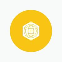 Globe Polygon Space Idea vector