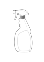 limpador de garrafa de spray png