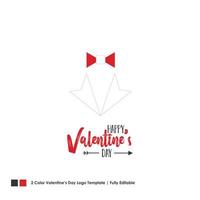 Happy Valentines Day Card Vector Lettering Background