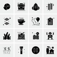 16 Universal Business Icons Vector Creative Icon Illustration to use in web and Mobile Related proje