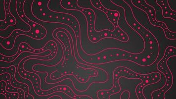 Abstract liquid lines and dots background vector