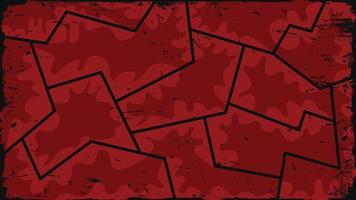 Digital Red Camouflage Pattern