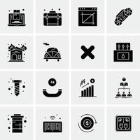 16 Business Universal Icons Vector Creative Icon Illustration to use in web and Mobile Related proje