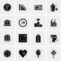 16 Universal Business Icons Vector Creative Icon Illustration to use in web and Mobile Related proje