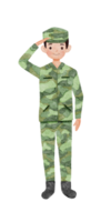 acquerello illustrazione militare occupazione png