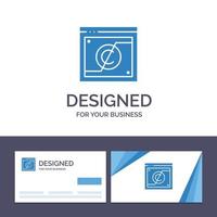 Creative Business Card and Logo template Business Copyright Digital Domain Law Vector Illustration