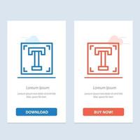 Designer Font Path Program Text  Blue and Red Download and Buy Now web Widget Card Template vector