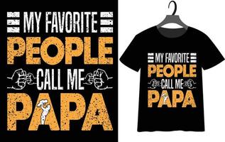 Father's day t shirt design for you vector