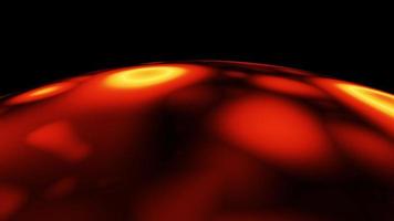 Digital Rendering Red Burning Fire Planet photo