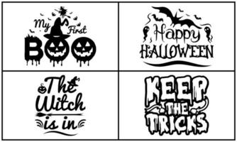 Halloween SVG Crafts T-shirt Design Bundle Graphic photo