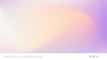 Gradient Mesh Pastel Color Background Design. Minimalist Fluid Background vector