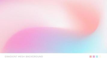 Beautiful Mesh Gradient Pastel Background vector