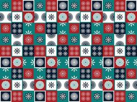 seamless merry christmas winter geometric background backdrop new year vector abstract template art