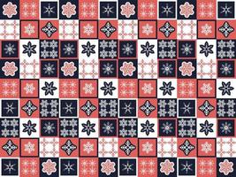 seamless merry christmas winter geometric background backdrop new year vector abstract template art