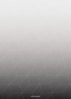 Abstract background of halftone geometric with wireframe pattern background. Vector. vector