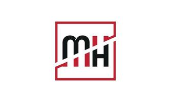 carta mh logo pro archivo vectorial vector