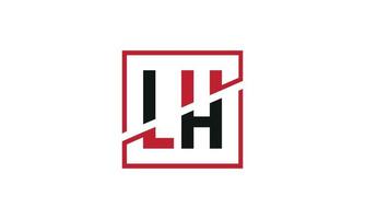letter LH logo pro vector file pro Vector
