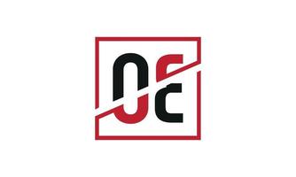 letter OE logo pro vector file pro Vector