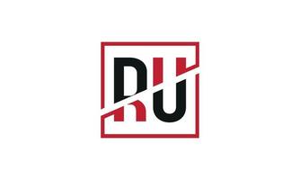 letter RU logo pro vector file pro Vector