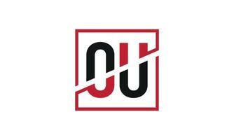 letter OU logo pro vector file pro Vector