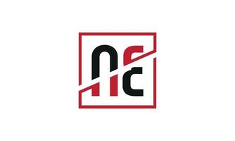 letter NE logo pro vector file pro Vector