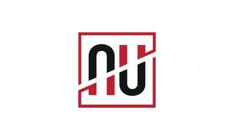 letter NU logo pro vector file pro Vector