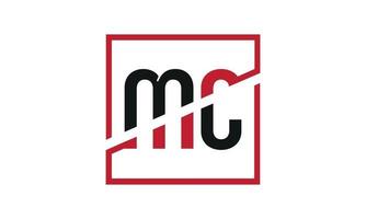 letter MC logo pro vector file pro Vector