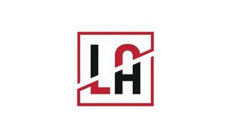 letter LA logo pro vector file pro Vector