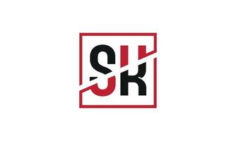 letter SK logo pro vector file pro Vector