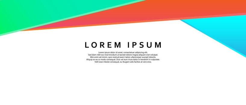 Geometric background with colorful shape vector