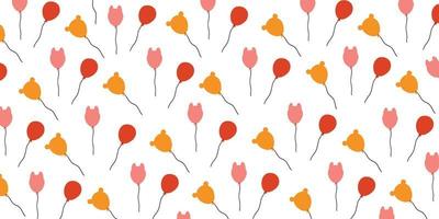 Abstract balloon in cute pattern design style for cartoon background and wallpaper vector