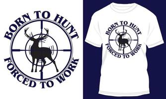 Hunting T-shirt design Graphic vector