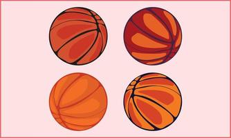 Ilustración de vector de diseño de baloncesto