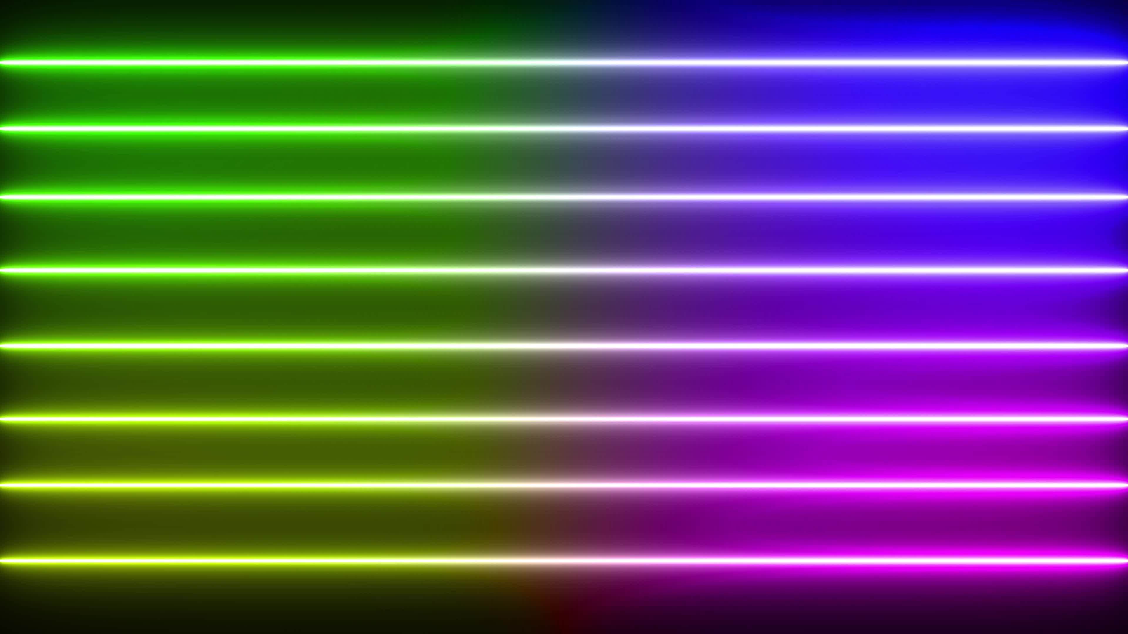 Colorful Neon Light Horizontal Line Background Loops. 4K 60Fps 13154901  Stock Video at Vecteezy