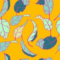 autumn seamless pattern with leaves.vector vector