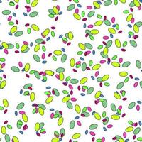 abstract seamless pattern with multicolor shapes on a white background vector