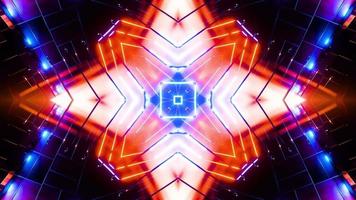 The concept of future energy reactors. on a science or technology theme. Kaleidoscope Looped animation. video