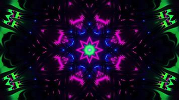 Red Blue Neon Motion Background Vj Loop. Infinitely looped animation. video