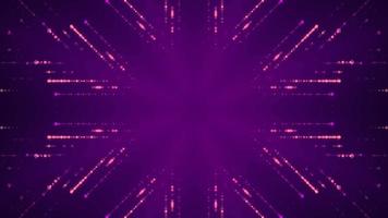 Purple abstract light symmetrical pattern background for VJ loop. video
