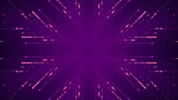 Purple abstract light symmetrical pattern background for VJ loop. video