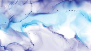 Blue Ocean Wave Watercolor Background. Elegant Blue Textured Wallpaper vector