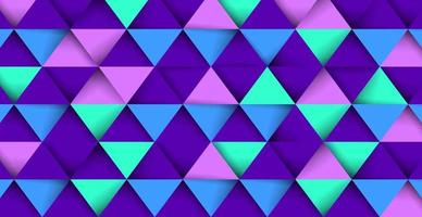 Abstract geometric pattern. Grid of gradient triangles. vector